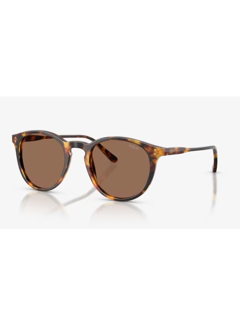 Polo Ralph Lauren PH4110 Polarized Round Sunglasses Tortoise